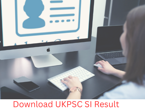 UKPSC SI Result