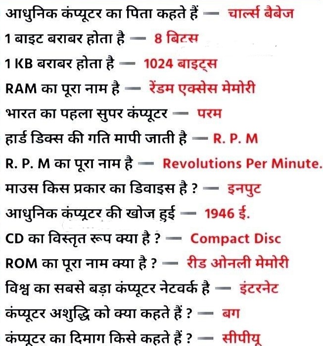 Computer GK questions with answers