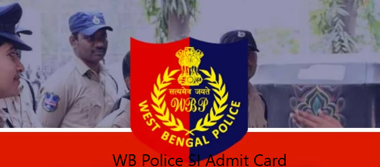 WB Police SI Admit Card