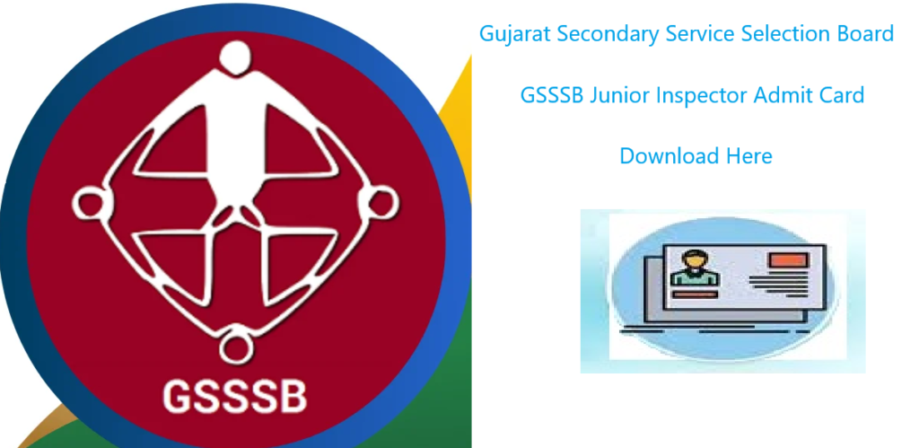 GSSSB Junior Inspector Admit Card