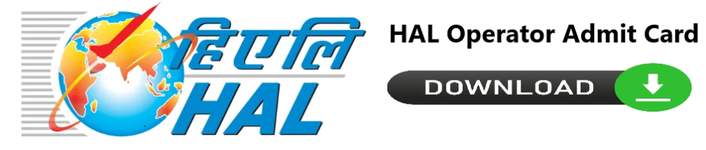 HAL Operator Admit Card