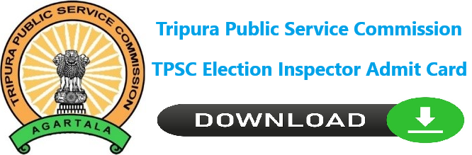 TPSC Election Inspector Admit Card